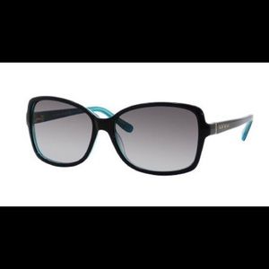 Kate spade Ailey black tourquoise sunglasses